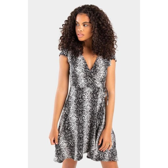 Francesca's Collections Dresses & Skirts - Francesca's | NWT Sandra Animal Print Wrap Dress